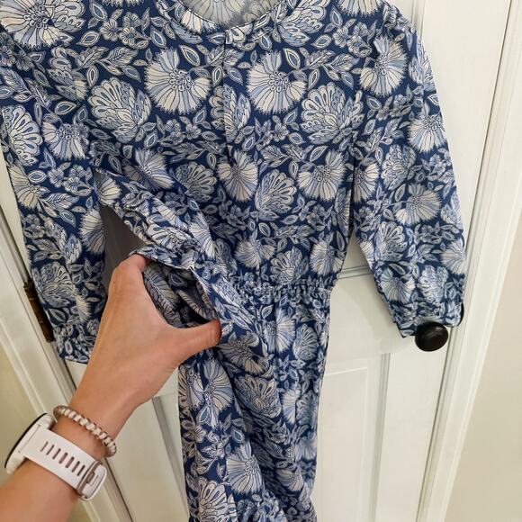 Women’s J. McLaughlin Deco Shell Geo Kailyn Dress In Blue XS - Picture 5 of 7